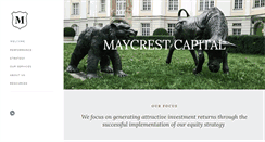 Desktop Screenshot of maycrestcapital.com